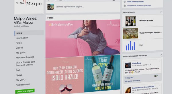 Hecho para fans: conoce la nueva línea editorial en Facebook de Viña Maipo